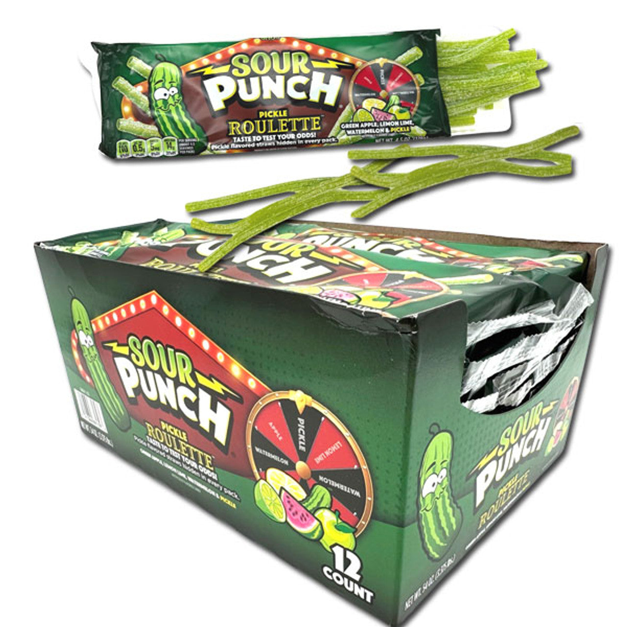 Sour Punch Pickle Roulette Limited Edition 4.5oz Pack