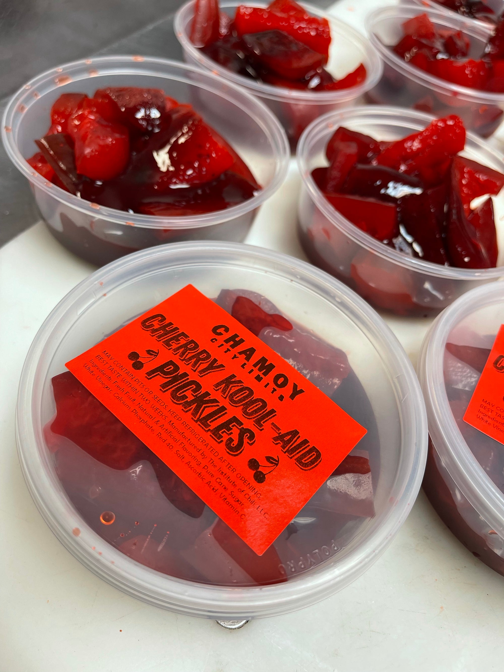 San Antonio Kool-aid pickles snow cone shaved ice mexican candy